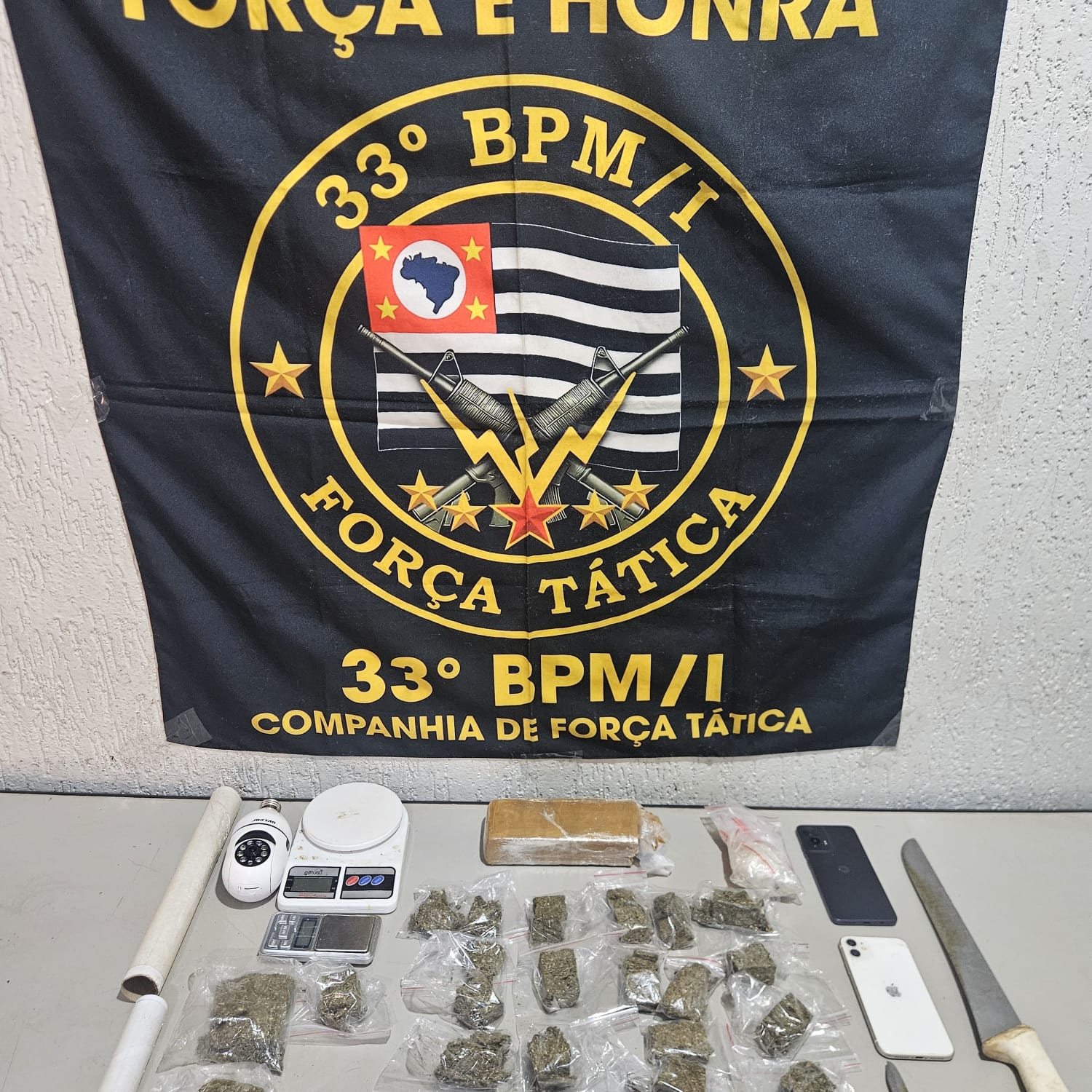 PM detém autor e apreende 1,137kg de maconha em Barretos