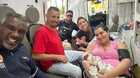 SAMU realiza parto domiciliar em Barretos (Foto: O Diário de Barretos)