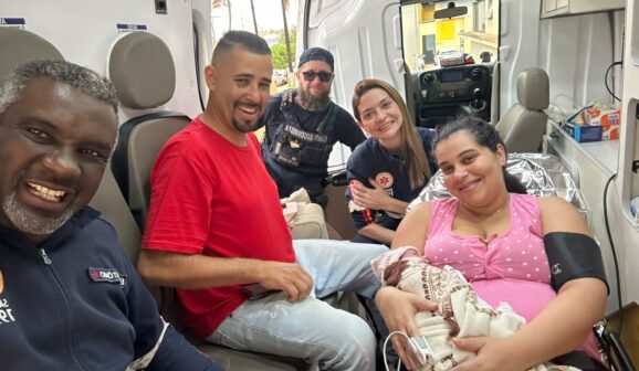 SAMU realiza parto domiciliar em Barretos (Foto: O Diário de Barretos)