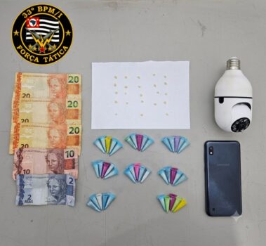PM prende indivíduo em flagrante por tráfico no bairro Dom Bosco (Foto: O Diário de Barretos)