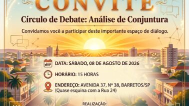 Debate discutirá conjuntura política do país