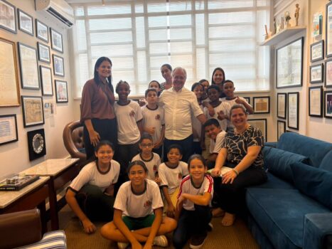 Alunos de escola municipal visitam sede do GMB
