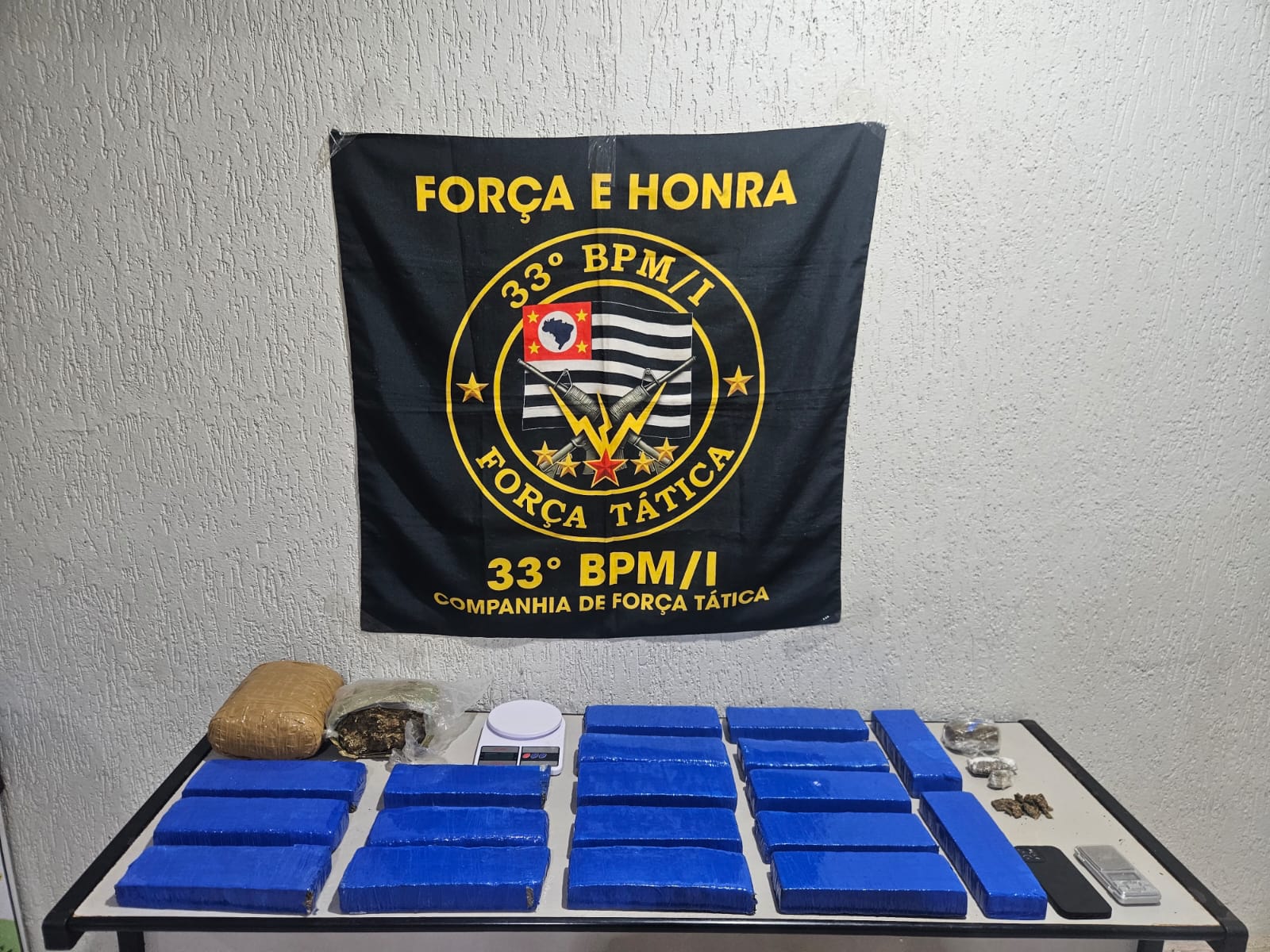 Polícia Militar detém autor e apreende 14kg de maconha em Barretos