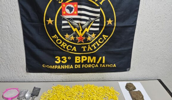PM detém adolescente infrator por tráfico no conjunto Newton Sopa (Foto: O Diário de Barretos)