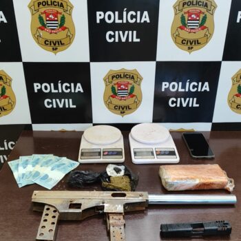 Polícia Civil prende suspeito de tráfico durante cumprimento de mandado em Olímpia (Foto: O Diário de Barretos)