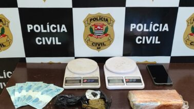 Polícia Civil prende suspeito de tráfico durante cumprimento de mandado em Olímpia (Foto: O Diário de Barretos)