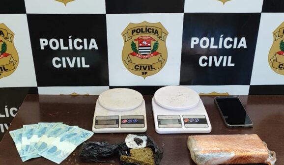 Polícia Civil prende suspeito de tráfico durante cumprimento de mandado em Olímpia (Foto: O Diário de Barretos)