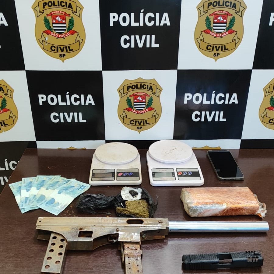 Polícia Civil prende suspeito de tráfico durante cumprimento de mandado em Olímpia