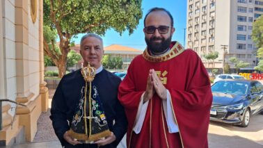 Imagem  Peregrina chega a Barretos para devoção dos fiéis