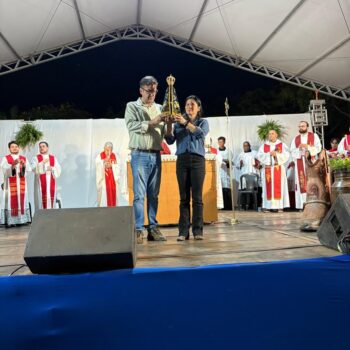 Missa Sertaneja reúne gerações na 71ª Festa do Peão de Barretos (Foto: O Diário de Barretos)