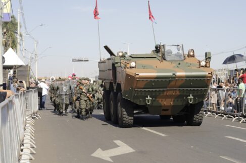 TG apresenta efetivo e viatura Guarani em evento 