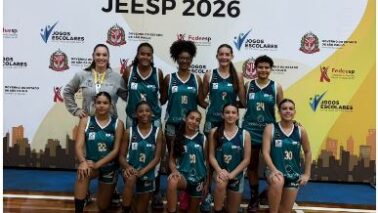 A equipe de basquete feminino do Instituto APAB Barretos/Unifeb conquistou sua segunda vitória nos Jogos Escolares do Estado de São Paulo (JEESP)