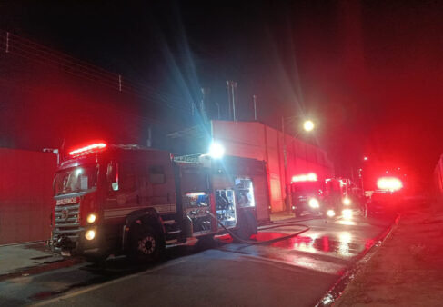 Bombeiros são acionados para combate incêndio em empresa (Foto: O Diário de Barretos)