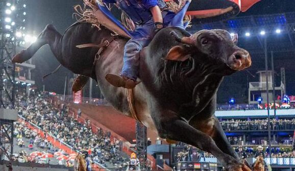 O competidor da cidade de Paranaíta/MT, João Paulo Velasco, está cada vez mais próximo do título de campeão nacional da PBR (Professional Bull Riders) de 2026.