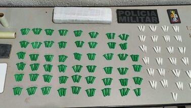 Polícia Militar prende autor com 1,4 kg de drogas em Colina (Foto: O Diario Barretos)