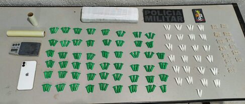 Polícia Militar prende autor com 1,4 kg de drogas em Colina (Foto: O Diario Barretos)