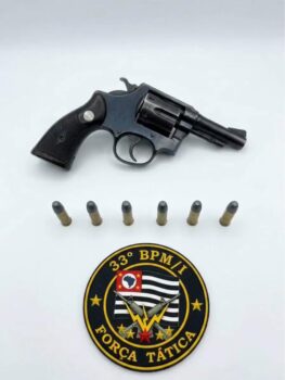Comerciante é detido em flagrante por posse irregular de arma (Foto: O Diário de Barretos)