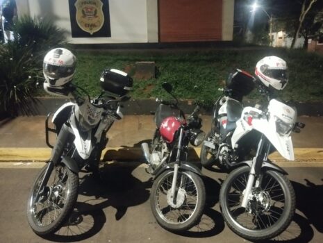 Polícia Militar recupera motocicleta furtada (Foto: O Diário de Barretos)