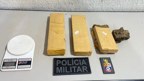 PM apreende mais de 3kg de maconha (Foto: O Diário de Barretos)