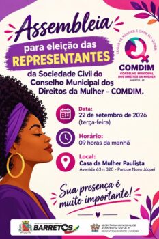Conselho é vinculado à secretaria de Assistência Social