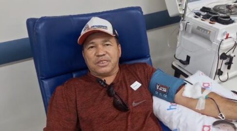 As doações de sangue estão sendo incentivadas em Barretos por meio da 1ª edição do Caminhando e Pedalando pela Vida.