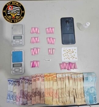 Homem é detido pela PM por tráfico de entorpecente no Luís Spina (Foto: O Diário de Barretos)