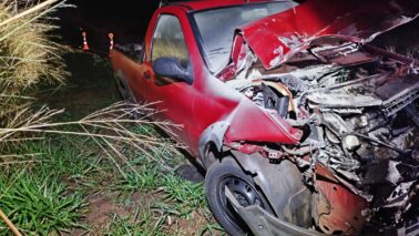 Condutor fica ferido durante colisão na rodovia Brigadeiro Faria Lima (Foto: O Diário de Barretos)