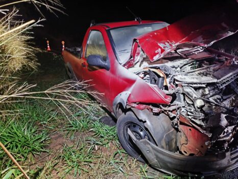 Condutor fica ferido durante colisão na rodovia Brigadeiro Faria Lima (Foto: O Diário de Barretos)