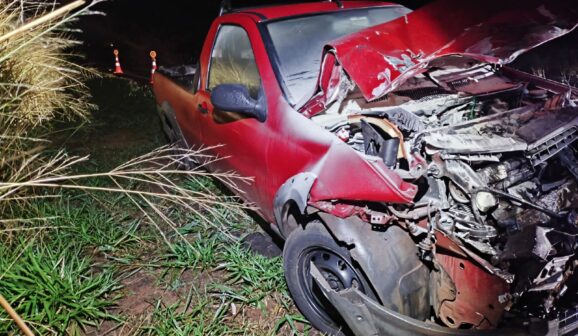 Condutor fica ferido durante colisão na rodovia Brigadeiro Faria Lima (Foto: O Diário de Barretos)