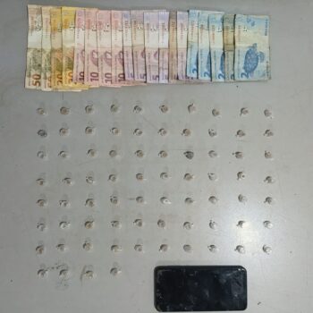 PM detém autor na prática de tráfico de entorpecente (Foto: O Diário de Barretos)
