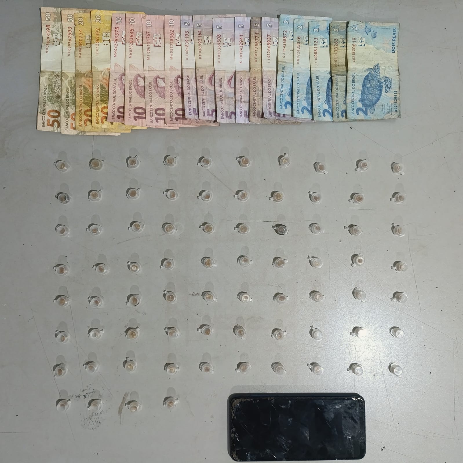 PM detém autor na prática de tráfico de entorpecente