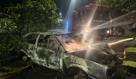 Bombeiros registram dois casos de incêndios em veículos (Foto: O Diário de Barretos)