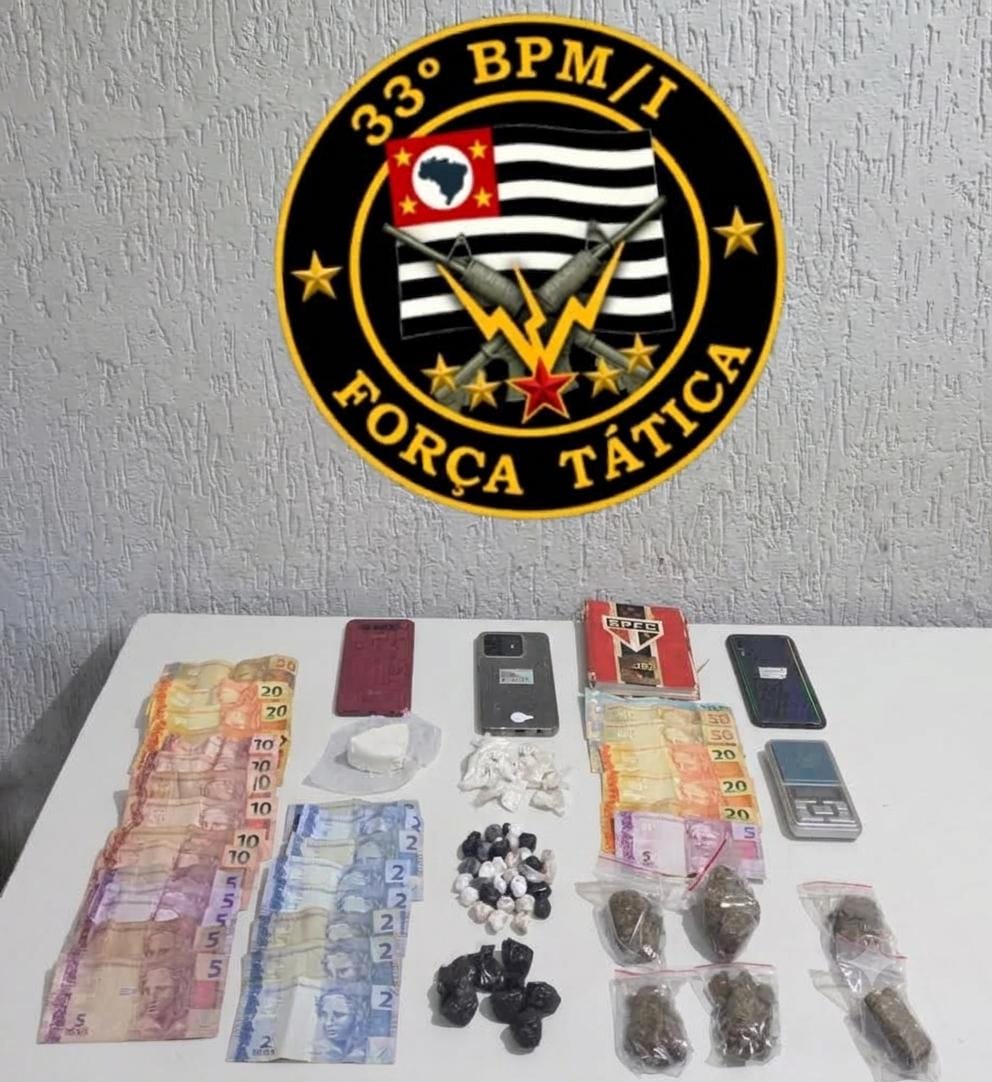 Polícia Militar detém autor por tráfico de entorpecente