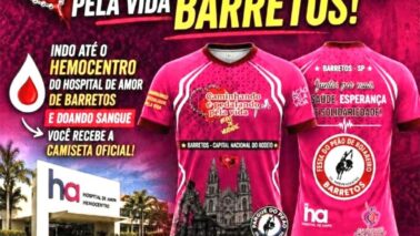 Quem ainda não fez a doação de sangue no Hemonúcleo do Hospital de Amor tem até este domingo (20) para realizar o procedimento e receber o voucher que dá direito a uma camiseta da 1ª edição da Campanha Caminhando e Pedalando pela Vida.
