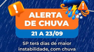 Defesa Civil renova alerta para chuvas e inclui Barretos