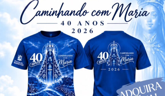 Camiseta que marca os 40 anos de Caminhada pode ser reservada até esta quarta-feira