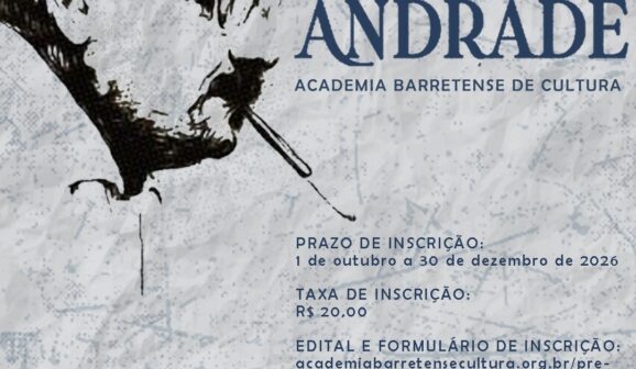 Academia Barretense abre inscrições para Concurso Nacional de Contos