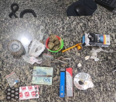 Condutor é surpreendido com drogas em veículo na Faria Lima (Foto: O Diário de Barretos)