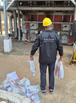 Polícia Civil incinera mais de 19 kg de drogas apreendidas em Bebedouro (Foto: O Diário de Barretos)
