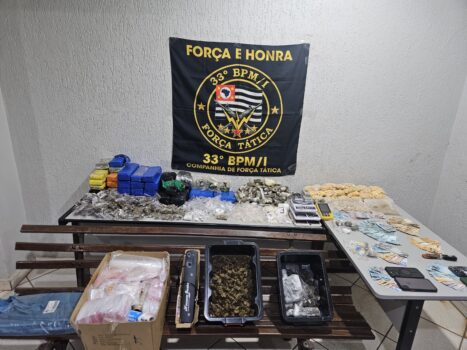 Força Tática apreende 40,4 quilos de drogas em operação em Barretos