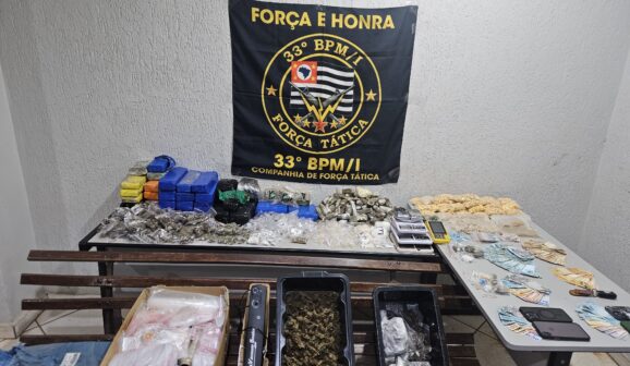 Força Tática apreende 40,4 quilos de drogas em operação em Barretos