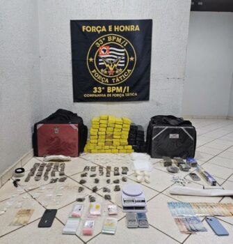 Polícia Militar apreende mais de 53kg de entorpecentes em Barretos (Foto: O Diário de Barretos)