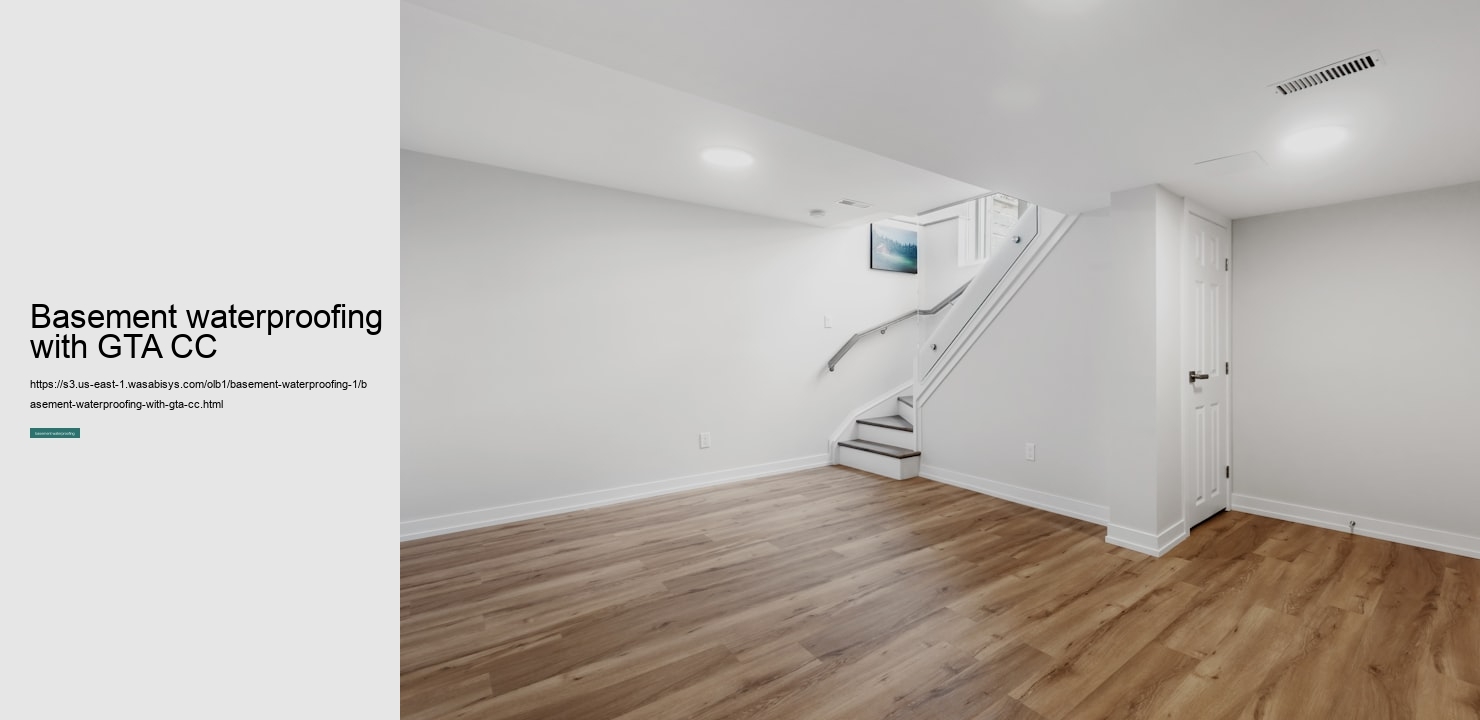 basement waterproofing with GTA CC