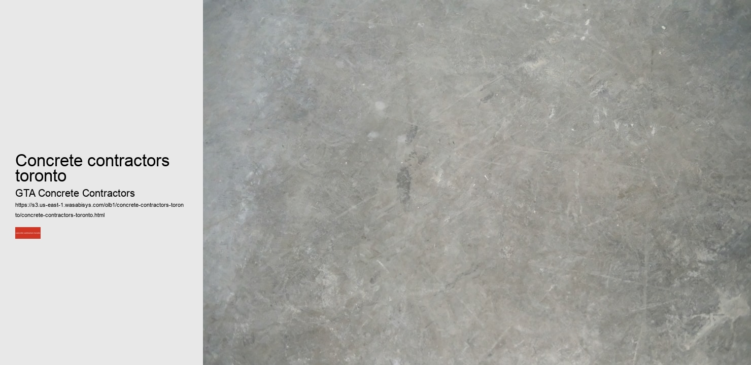 concrete contractors toronto
