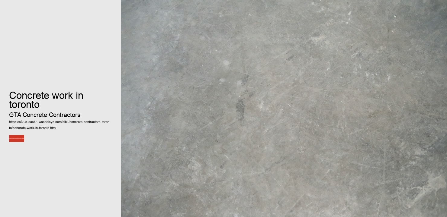 concrete work in toronto