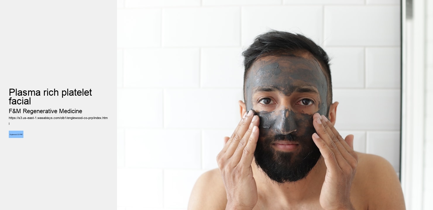 plasma rich platelet facial