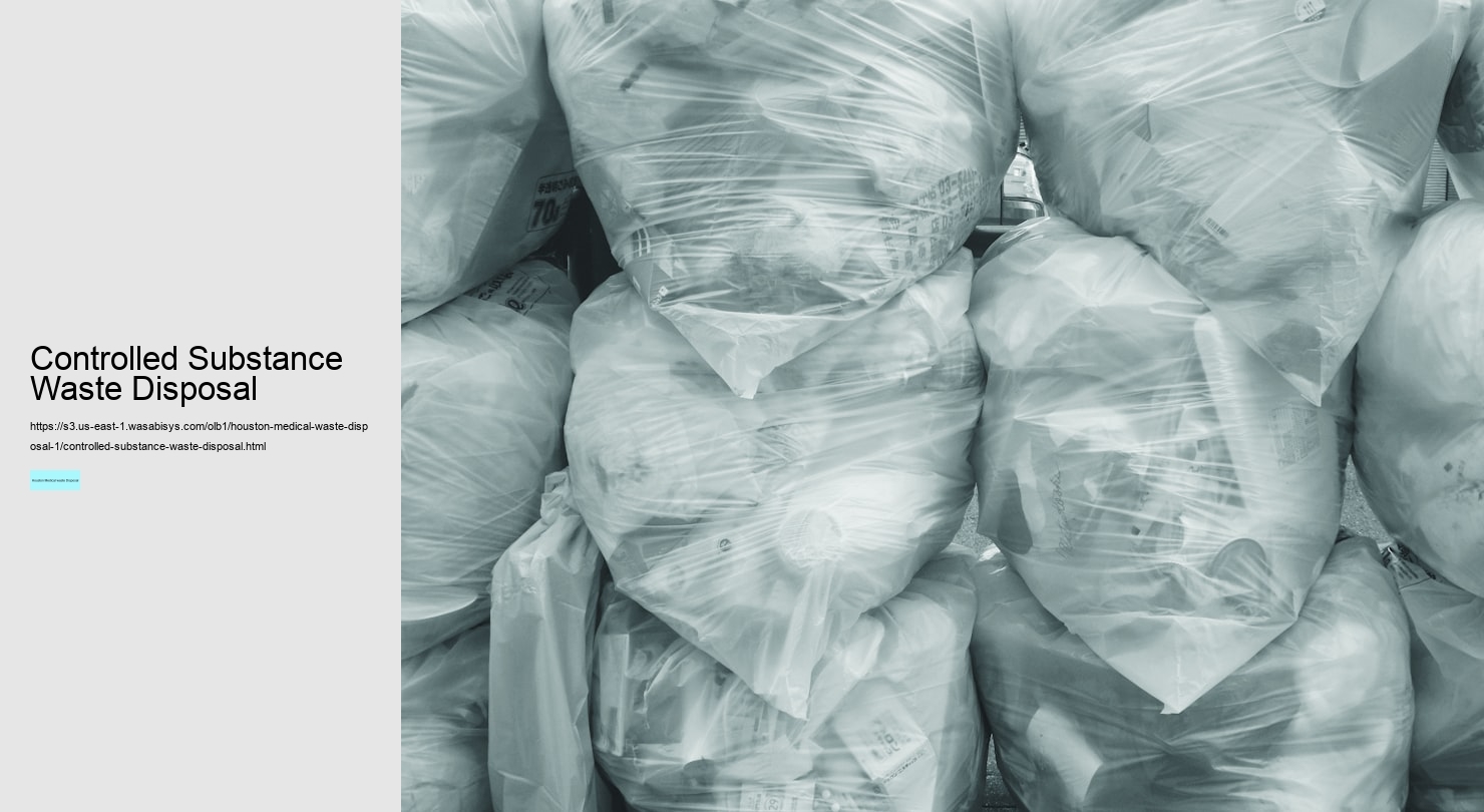 Controlled Substance Waste Disposal