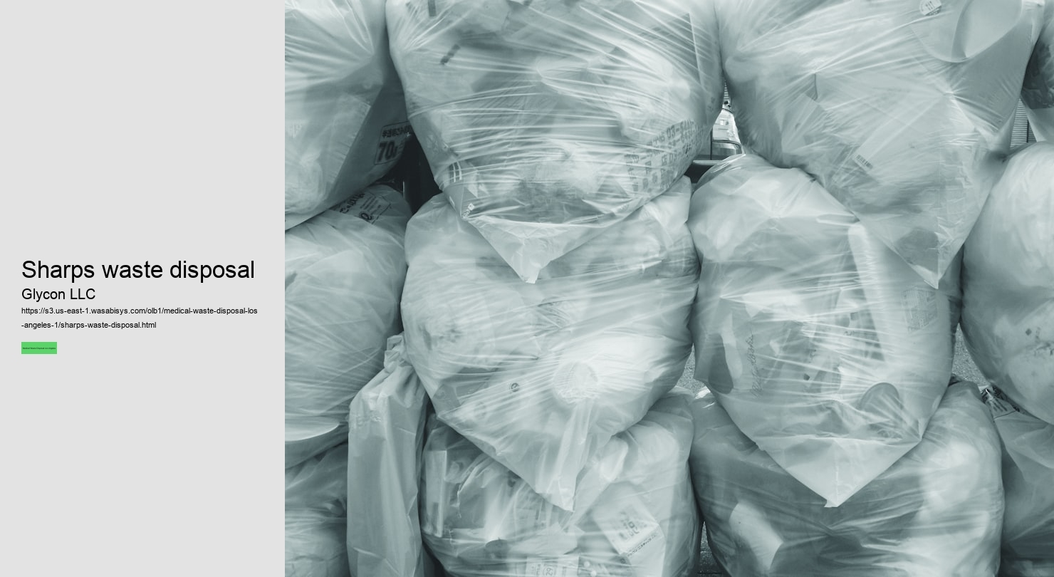 Sharps waste disposal