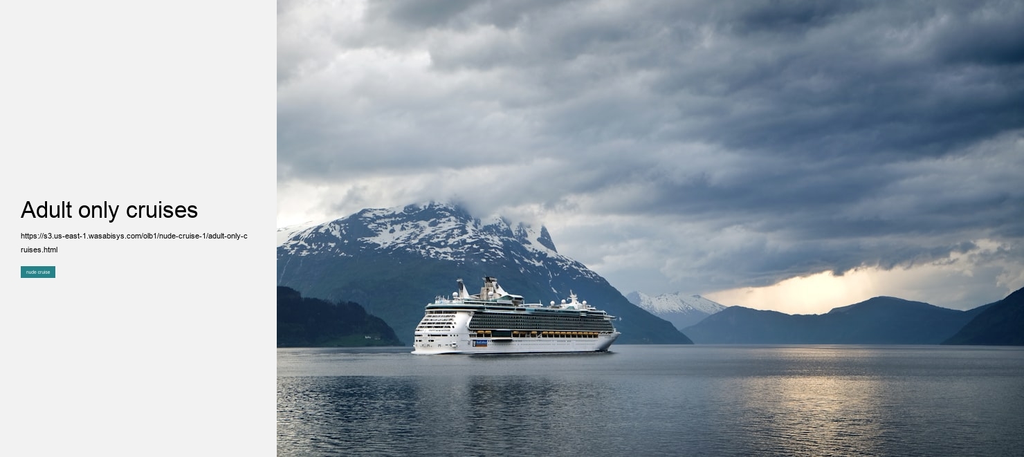 adult only cruises  