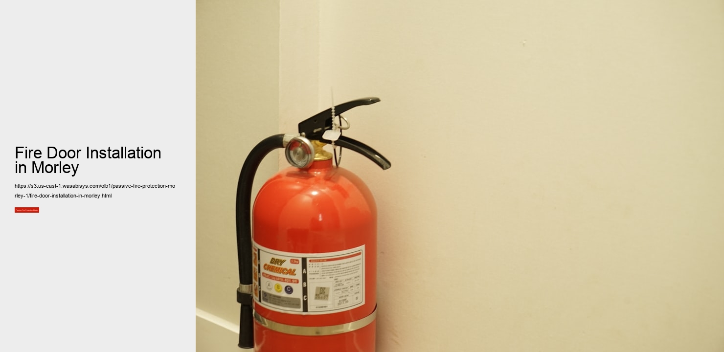 Fire Door Installation in Morley